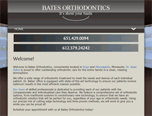 Tablet Screenshot of batesortho.com